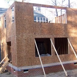 Second story walls complete