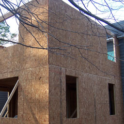 Second story walls complete